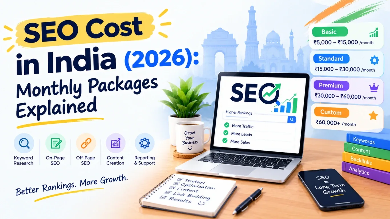 Cover image for SEO Cost in India (2026): Monthly Packages Explained